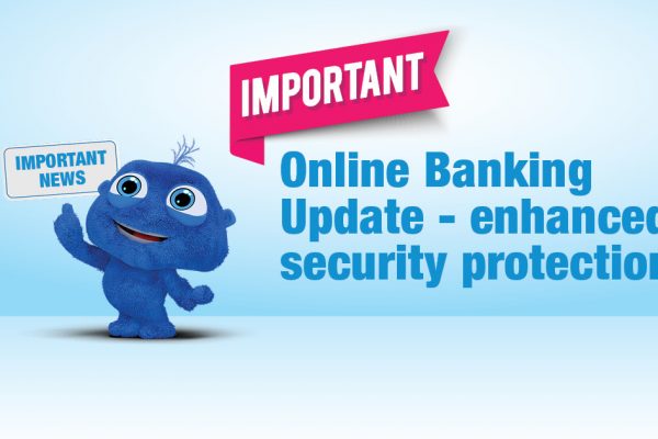 Wording detailing 'Important security notice: Change to payments and transfers to cryptocurrency exchanges' with important highlighted on a pink banner