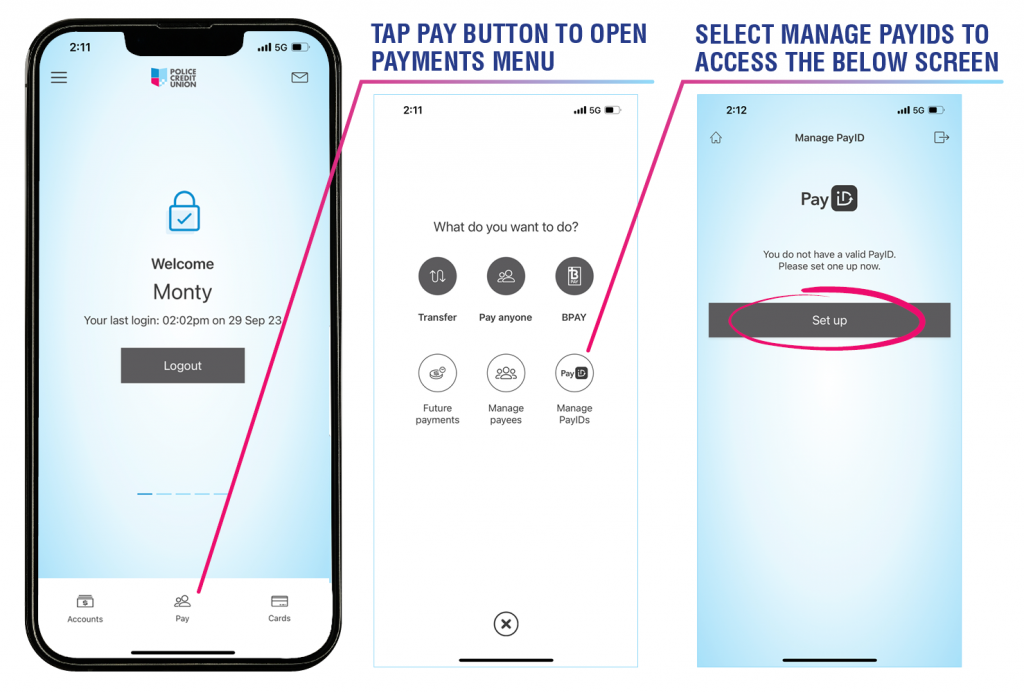 How to set up your PayID in the Banking App